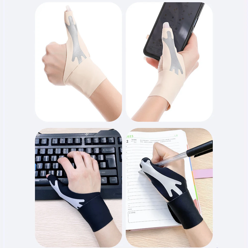 1Pcs Adjustable Compression Wrist Brace Thumb Support Spica Splint Left Right Thumb Arthritis Wrist Splint Sprained Pain