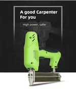220V Electric Nail Gun Nailing Stapler Shooter Stapler Gun Woodworking Tools Furniture Stapler Framing Tacker DIY Hand Tool 2