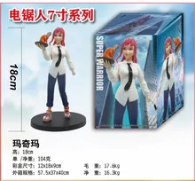  19CM Japan Hot Anime Chainsaw Man Denji Figure PVC Cool Chainsaw Helmet Movable Model Toy Boy  Collection Ornaments Gifts 