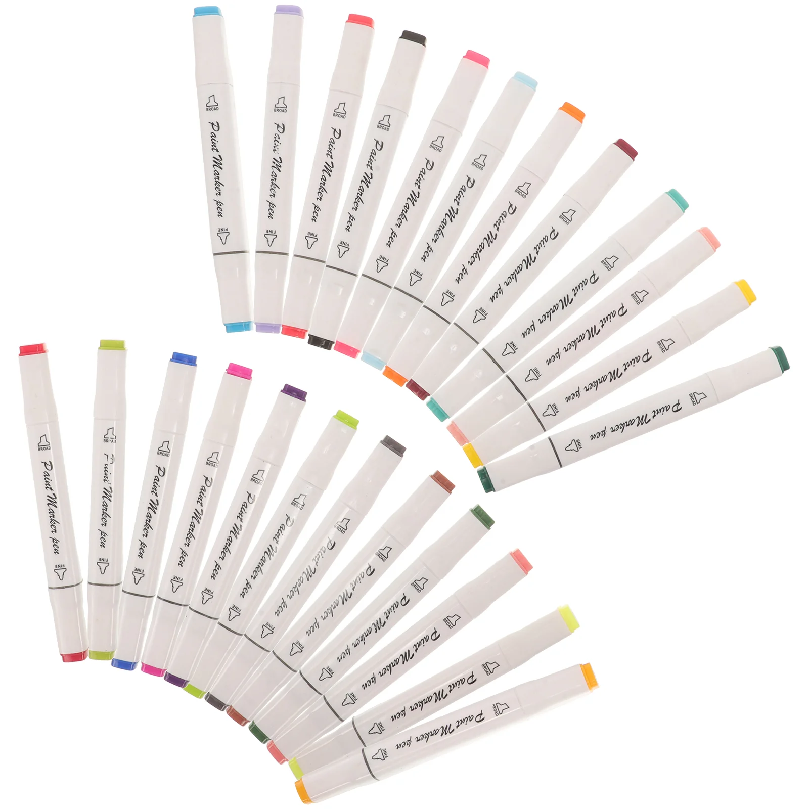 

24 Pcs Water-based Marker Set Scrapbook Watercolor Pens Paints Plastic Markers Supplies Child