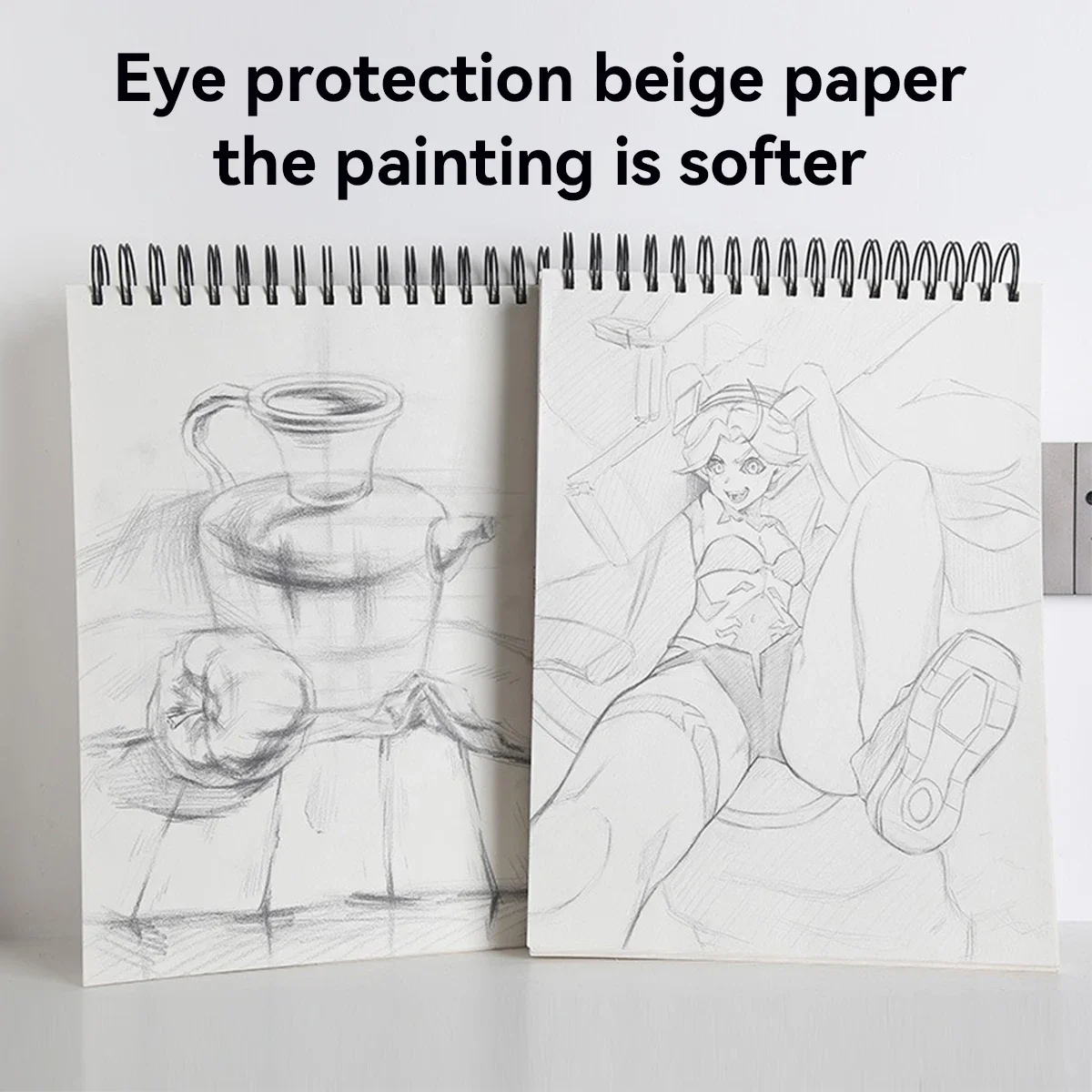 A3/A4/A5 Spiral Bound Artist Sketchbook Acid-Free Paper Drawing Pad for Art Students Professional Sketching Notebook Stationery 3