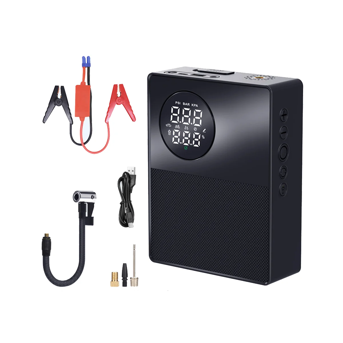 

Three Strings 2 in 1 Portable Inflatable Pump Car Emergency Power Inflatable Pump One Machine Auto Supplies