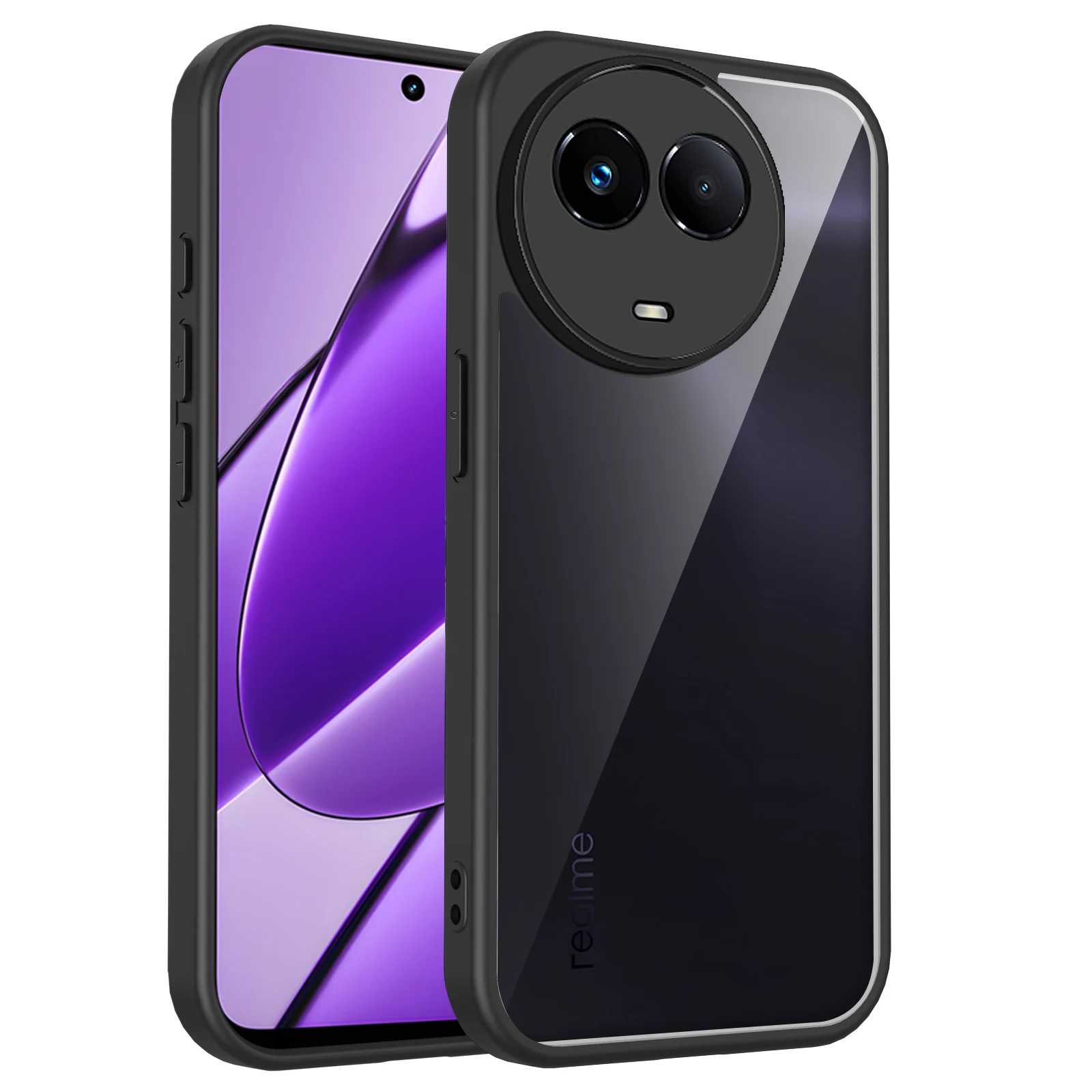 Air Cushion Silicon Bumper Clear Matte Back Phone Case Cover