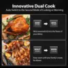 Large Air Fryer, 19-In-1 Air Fryer Toaster Oven Combo with Rotisserie and Dehydrator, Digital Convection Oven Countertop Airfrye 4