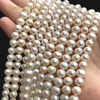 4-12MM AAA Natural Freshwater Pearls Round Potato Shape Loose Spacer Beads for Jewelry Making Diy Bracelet Earrings Accessories 1
