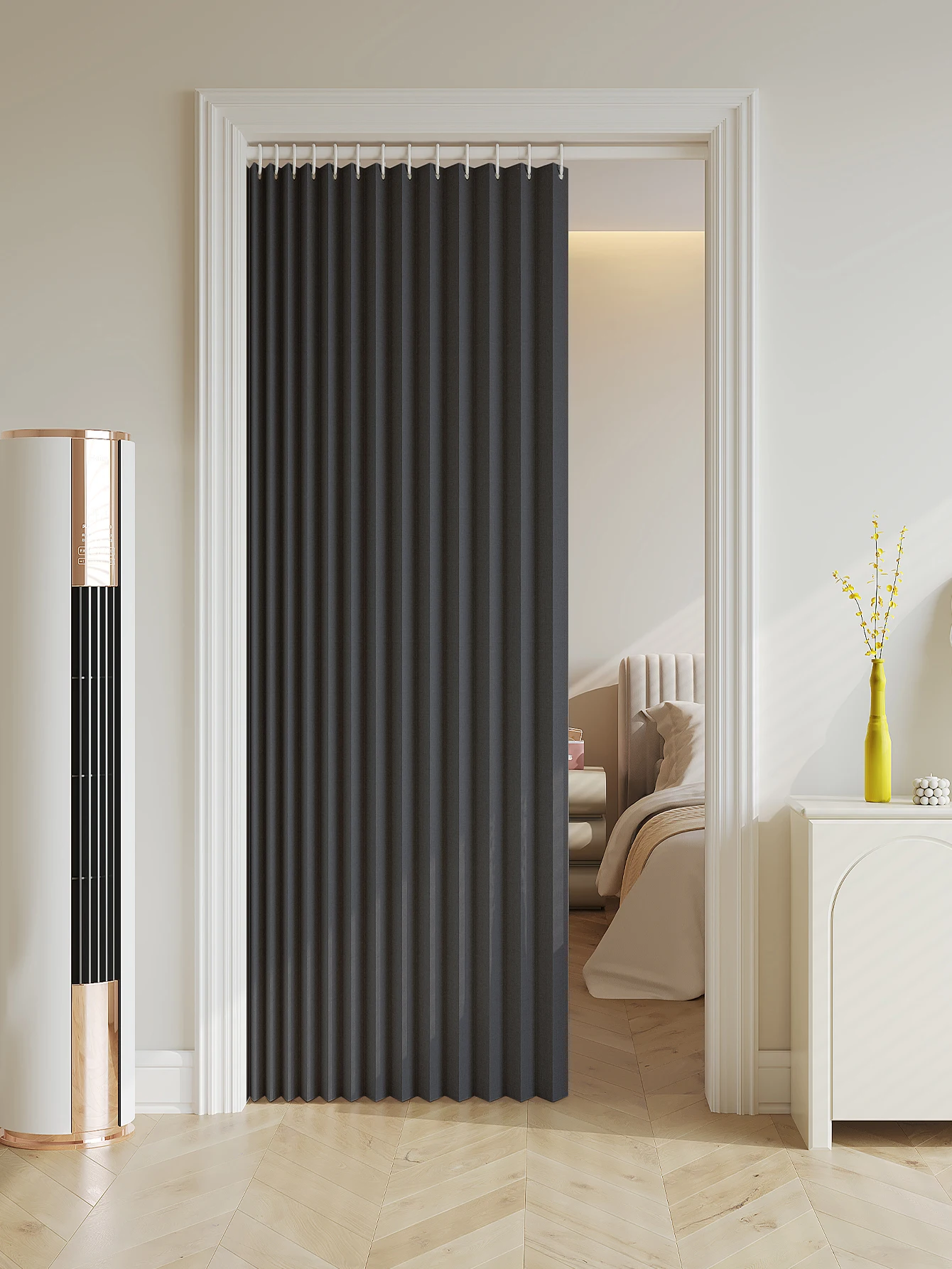 Folding Door Curtains 1PC folding curtain series door curtains for door partitions wardrobes shoe cabinets etc