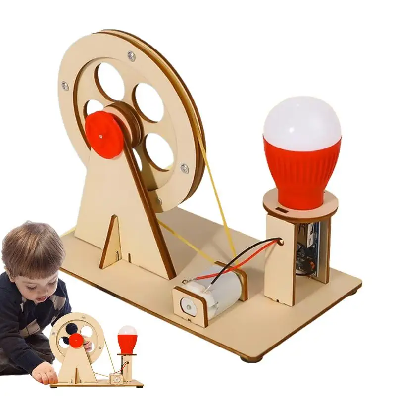 

Ручной генератор, мотор, ручной генератор электроэнергии, модель ручной генератор, генератор электроэнергии, лампочка, научные наборы