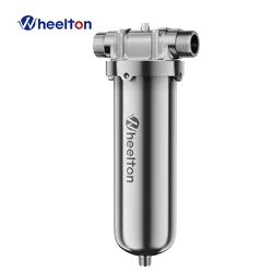 WHEELTON 8000L/H Stainless Steel Wholehouse Water Filter Central Purification Sediment Prefilter System Home Outdoor 1