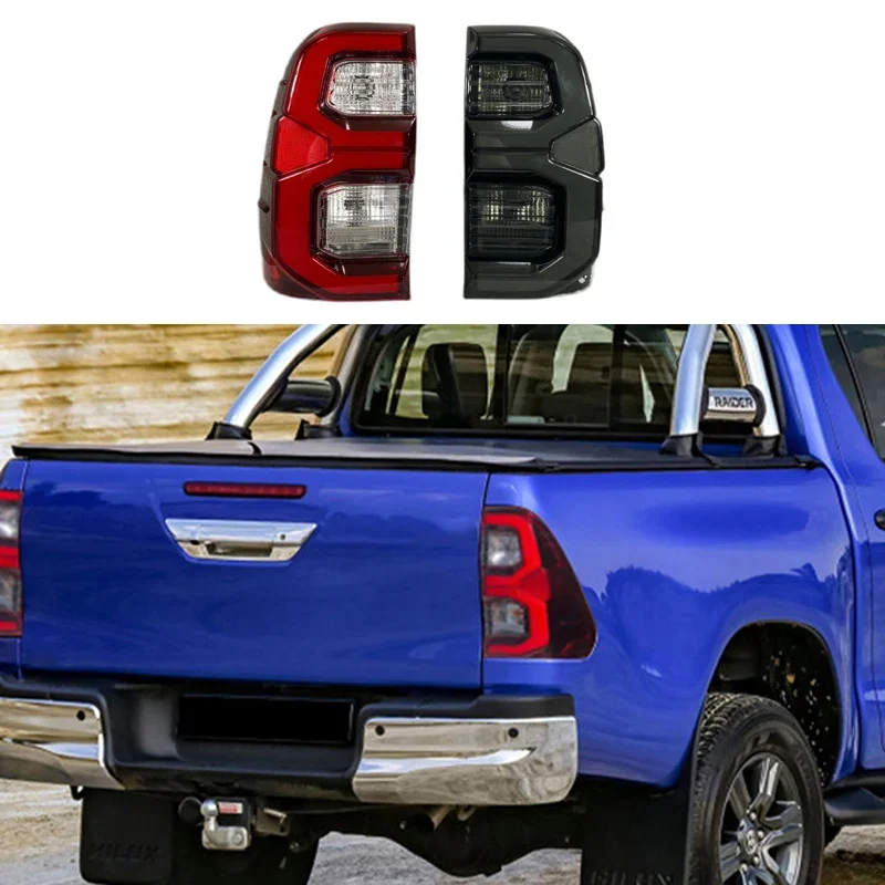 

Pickup Car Tail Lamps Turn Ssignal Reverse hHigh Additional Brake Light Lamp Fit For Hilux Revo Rocco 2015-2021 Auto Rear Lights