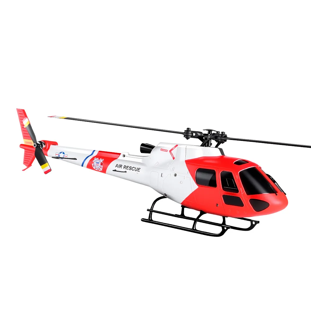 2026 WLtoys K150 RC 헬리콥터 AS350 항공기 4CH 브러시리스 광학 흐름 모델 비행기