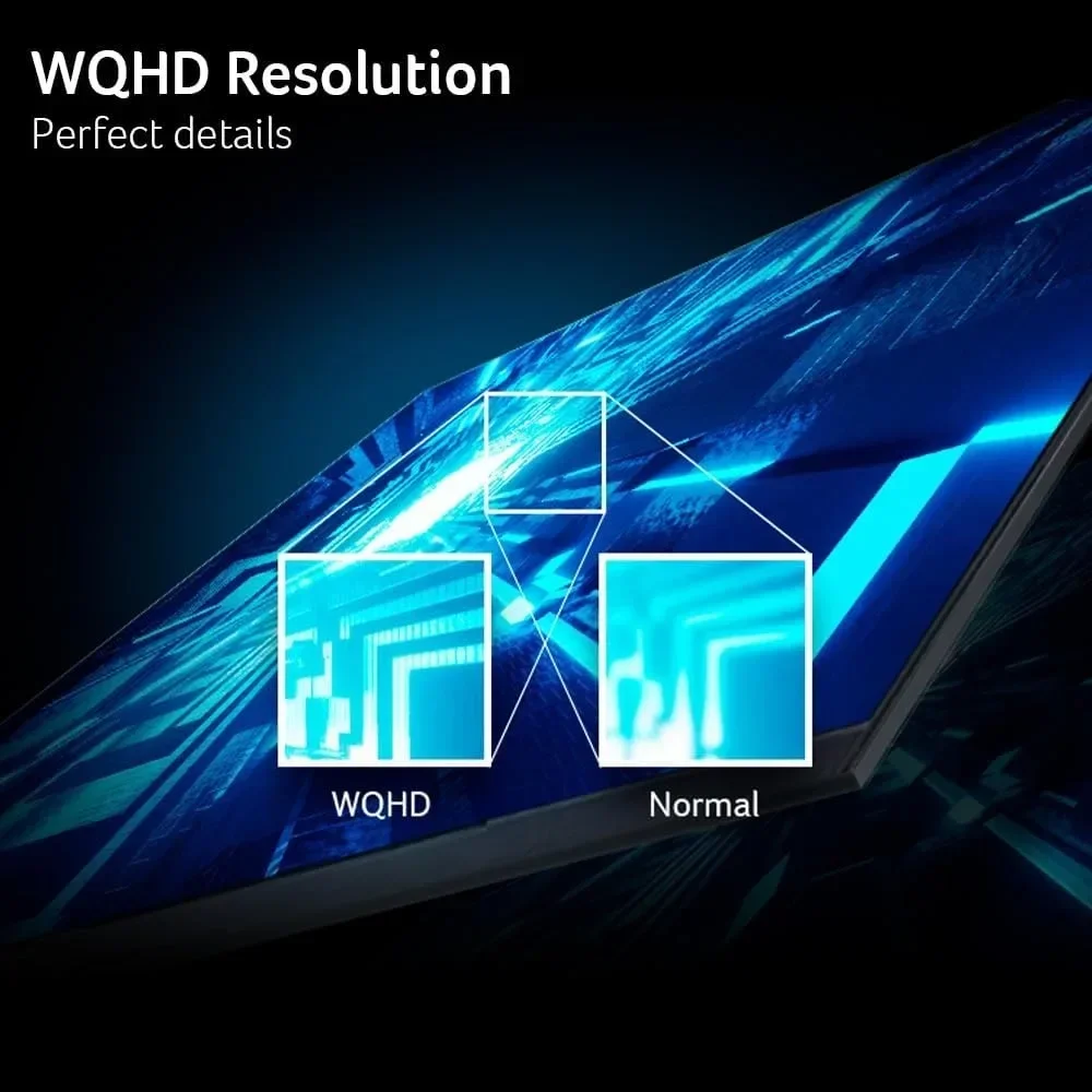 27" WQHD 2560 x 1440 1500R Curved PC Gaming Monitor AMD FreeSync 100Hz Refresh 1ms VRB Speakers