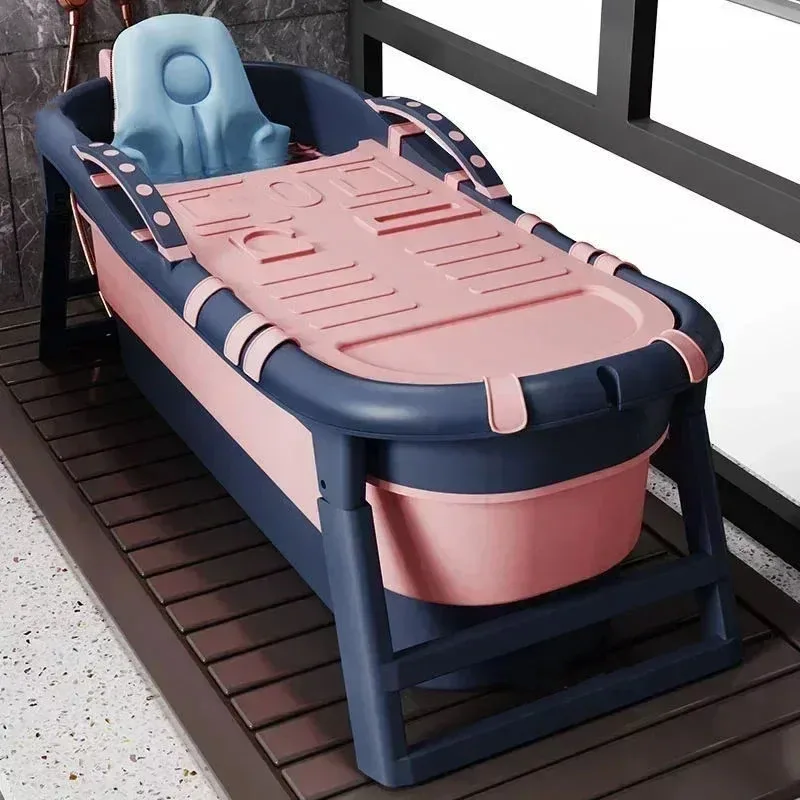 Moderne klappbare tragbare Badewannen nach Hause Eisbad Schwimmbad Erwachsenen badewanne einfache Innen whirlpool Kunststoff große Ganzkörper badewanne