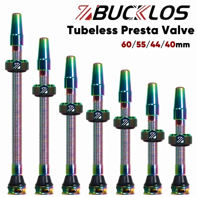 Bicycle Tubeless Valve Bicycle Valve 40mm 44mm 55mm 60mm F/V Road Bicycle Rim Valve Aluminum Alloy