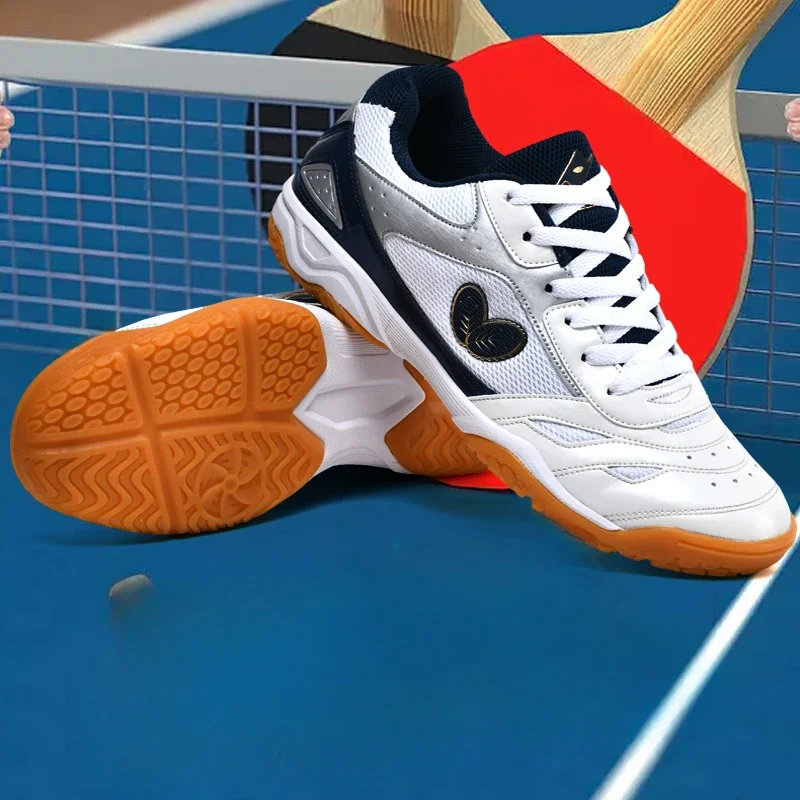 Autumn Table Tennis Shoes Men Women Badminton Sneakers Light Weight Table Tennis Footwears Luxury Gym Sneakers Big Size 46
