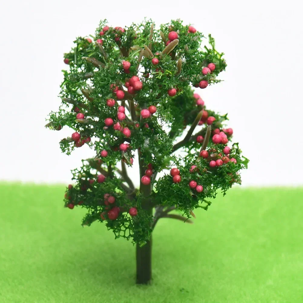 Plastic Model Train Artificial Miniature Model Tree Scenery Railroad Decoration Building Landscape Accessories Toys For Kids 3