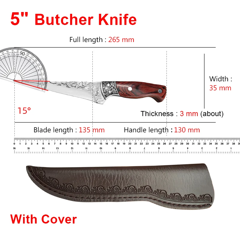 D Knife with Cover