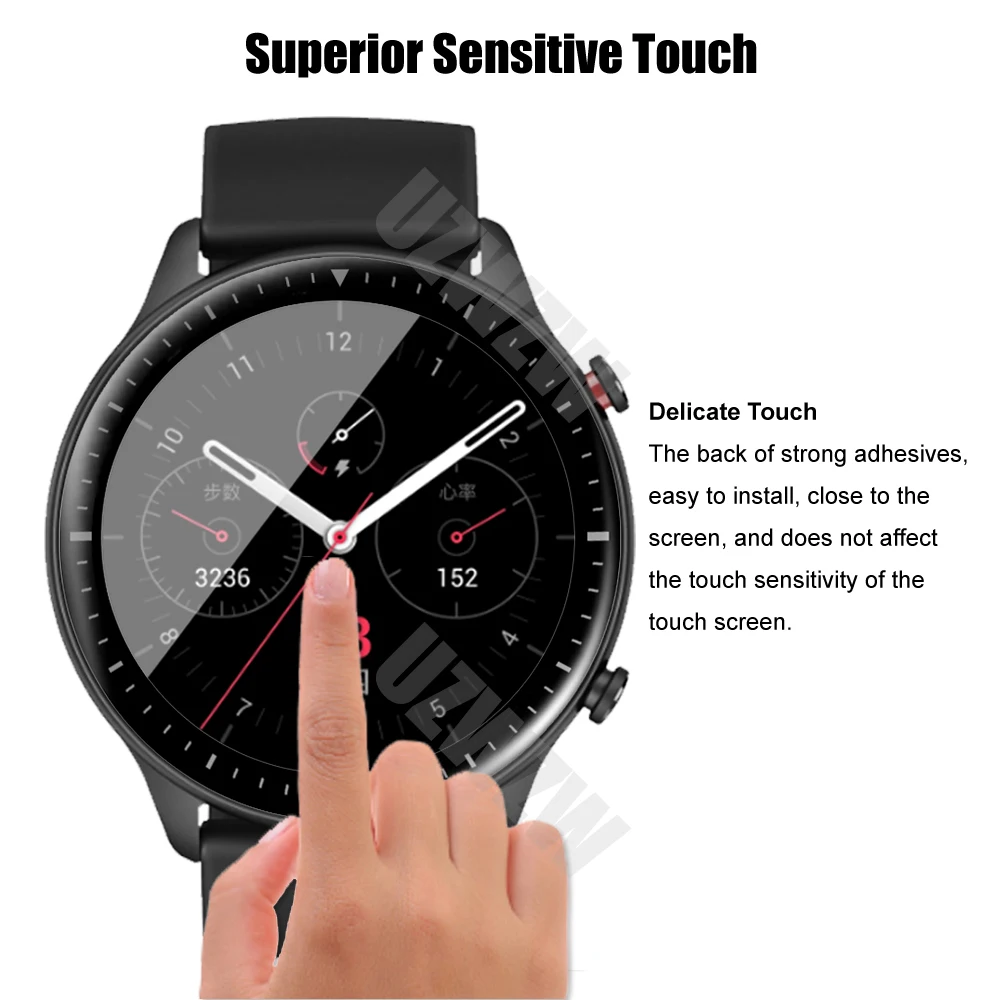 Amazfit GTR 2 Ʈ ġ Ǯ Ŀ Ʈ ȣ ʸ Ŀ ( ƴ)  ȭ ȣ (3pcs)