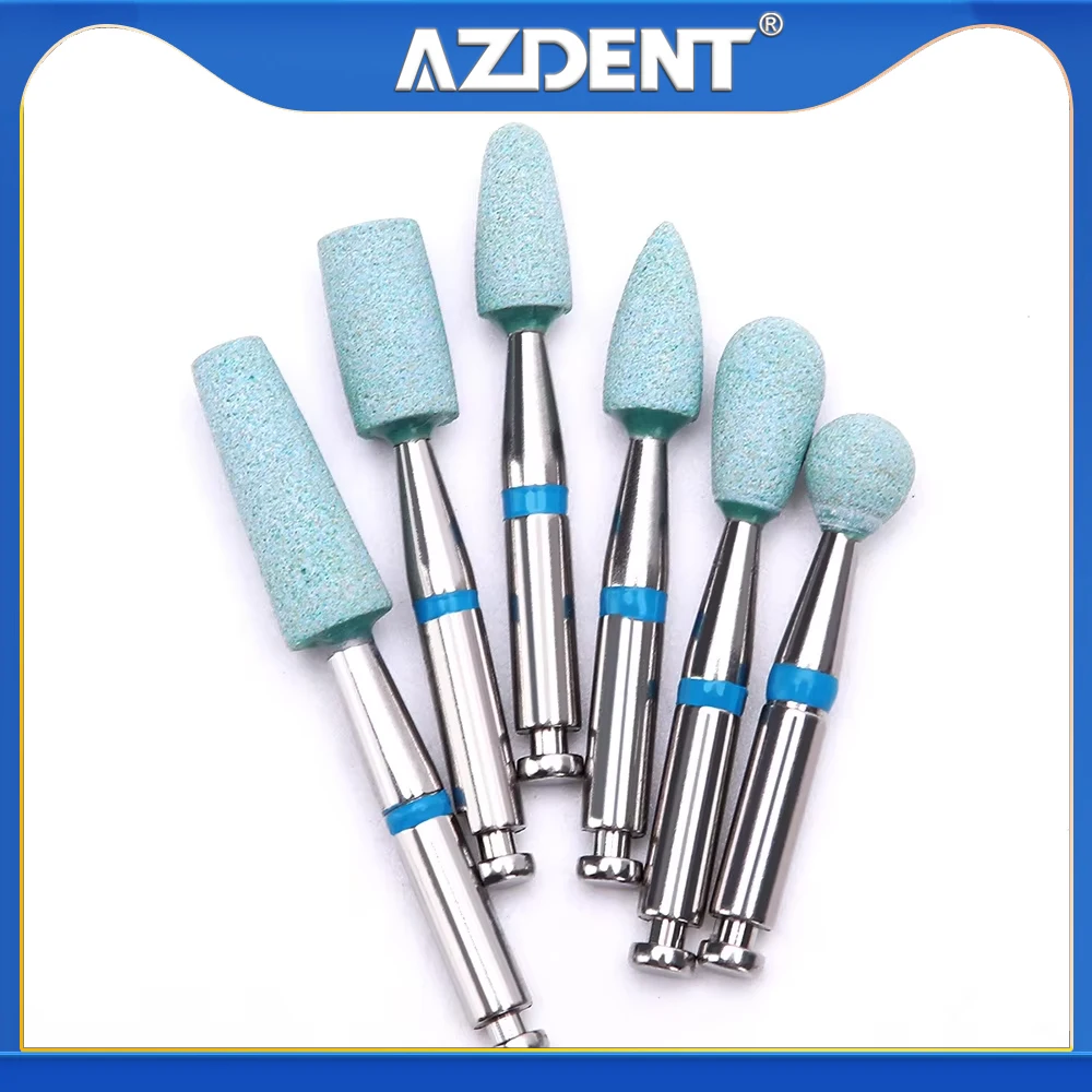 Set Di Mole Diamantate E Gomma Per Ceramica Dentale E Zirconio AZDENT 2.35mm HP