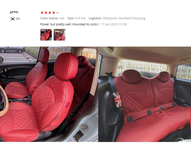 Housse de protection de siège de voiture, coussin pour Mini Cooper R50 R53  HATCHBACK R52 CONVERTIBLE 2001 2002 2003 2004 2005 2006 2007 2008 -  AliExpress