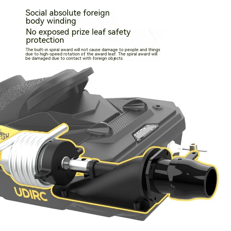 Rc Boat Udi923 Brushless Remote Control Speedboat One Click Capsizing Water-Cooled Light Remote Control Motorboat Toy Boy Gift 5