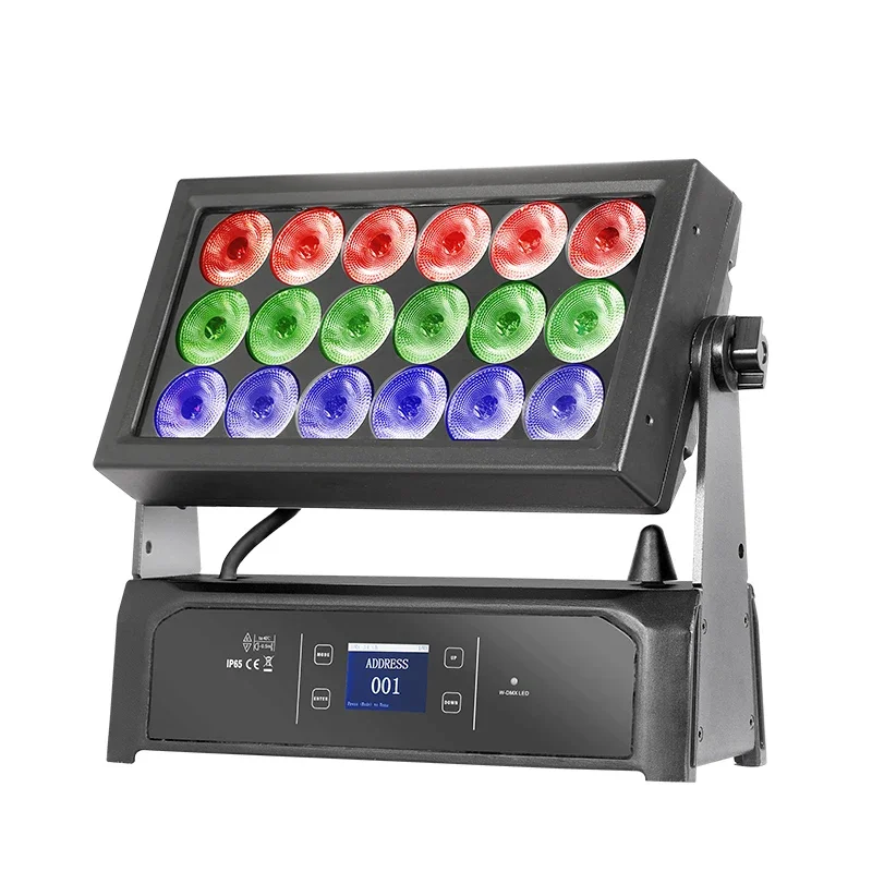 

New Led 18x15W RGBW 4 in 1 City Color Light Focusing Projection Wash Zoom For Stage