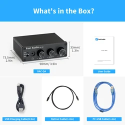 Compact USB Gaming DAC & Headphone Amplifier for Enhanced Audio Experience (Black)