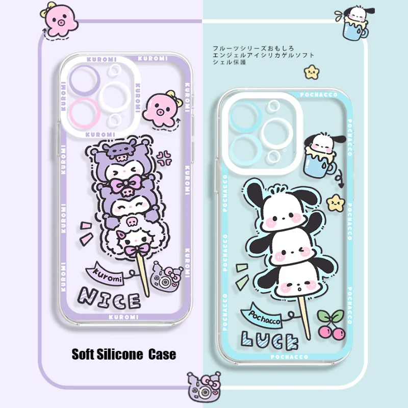 Custodia Kuromi Cinnamoroll Per Samsung Galaxy A53 A54 A73 A13 A51 A71 A04 A04S A04E A14 A34 A13 A23 A33 A12 A22 5G Custodia Pachacco