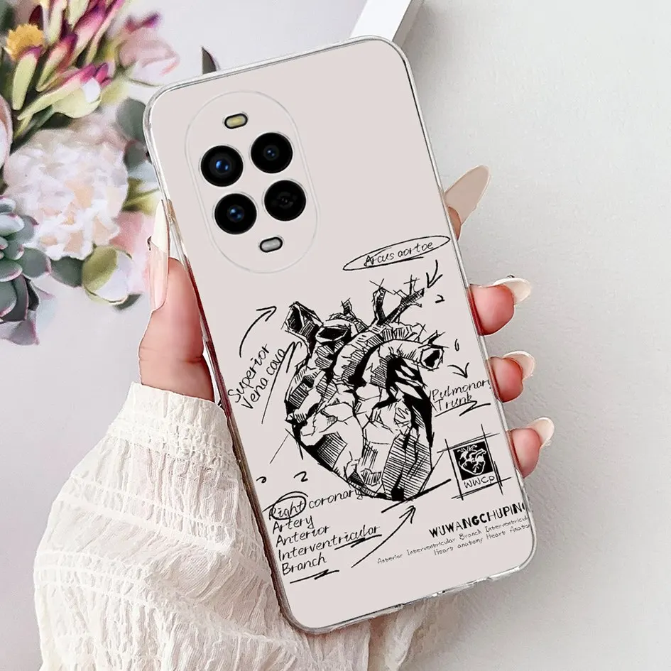 Floral Butterfly Soft Silicone Phone Case - Clear Protective Cover