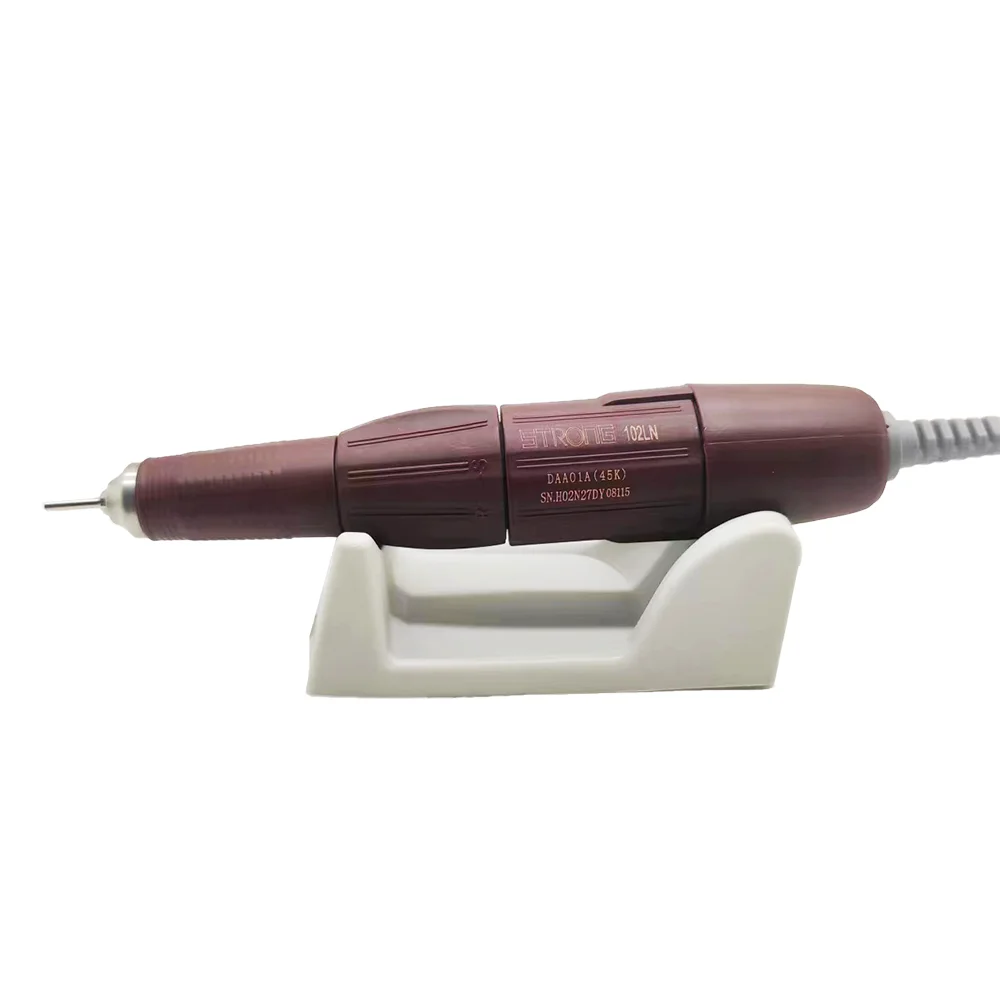45000RPM STRONG 102LN Micromotor Electric Nail Drill Handpiece For STRONG 210 Marathon Manicure Machine Handle Nails Tools nail drill bits electric nail drill