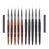 1PC Round Wood Handle Art Liner DIY Painting Brush Drawing Lines Stripe Flower Painting Pen UV Gel Brush Tools 1