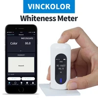 Portable whiteness meter,Measuring range 0-200,Measuring R457 whiteness,Support connection app,Used in powder, paper, textile 1
