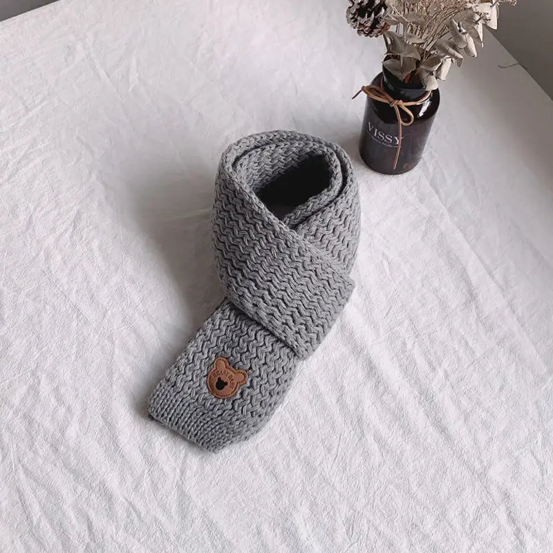 Children's Scarf Autumn and Winter Baby Scarf Warm Boys Girls Baby Cute Korean Version of Windproof Neck Cover Tide