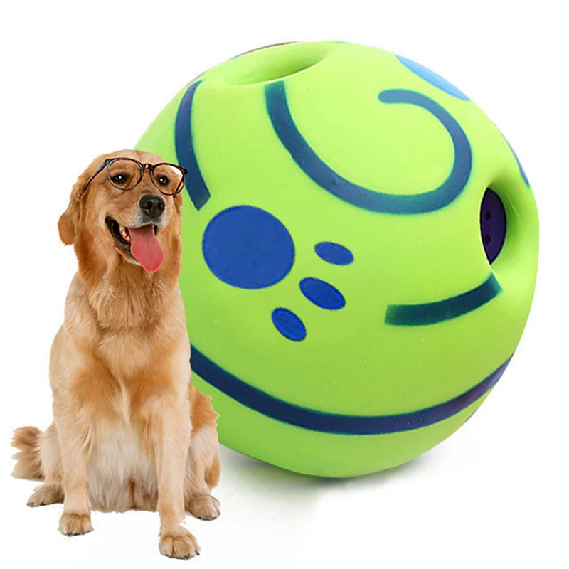 14cm Ball Interactive Dog Toy Fun Giggle Sounds Ball Puppy Chew Toy