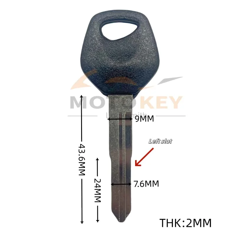 스즈키 도난 방지 잠금 장치 점화 키 AN650 AN250 AN400 Sj50 V125G V125S V50 AG50 오토바이 블랭크 키 교체용 미가공 키