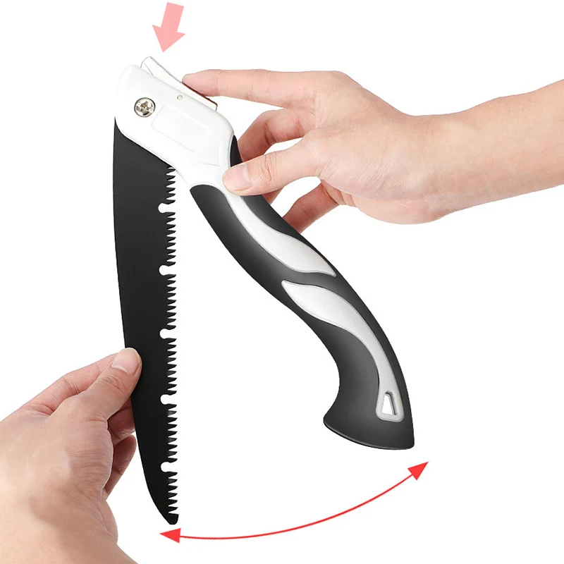 Folding Saw Multifunctional Woodworking Folding Hacksaw Camping Garden Tree Pruning Wood Cutting Alloy Hacksaw Hand Tool