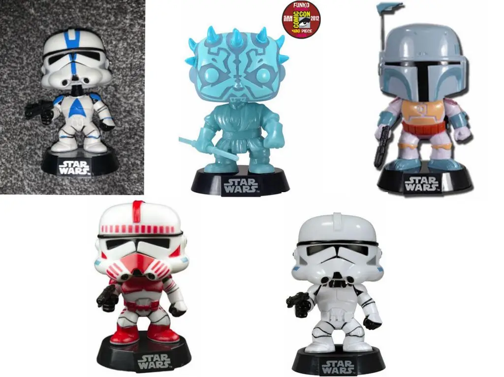 Игрушечные фигурки Funko pop Star war BOBA FETT 32 # Darth 23 # Trooper 21 #25 #42 #, Коллекционная модель, игрушки