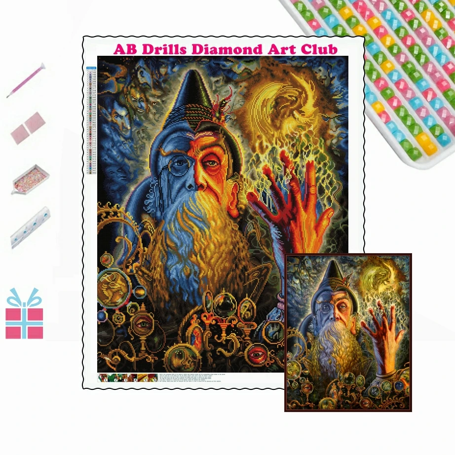 5D DIY Harry Potter Diamond Painting Kit Magician Cross Embroidery Handmade  Diamond Mosaic Art Gift - AliExpress