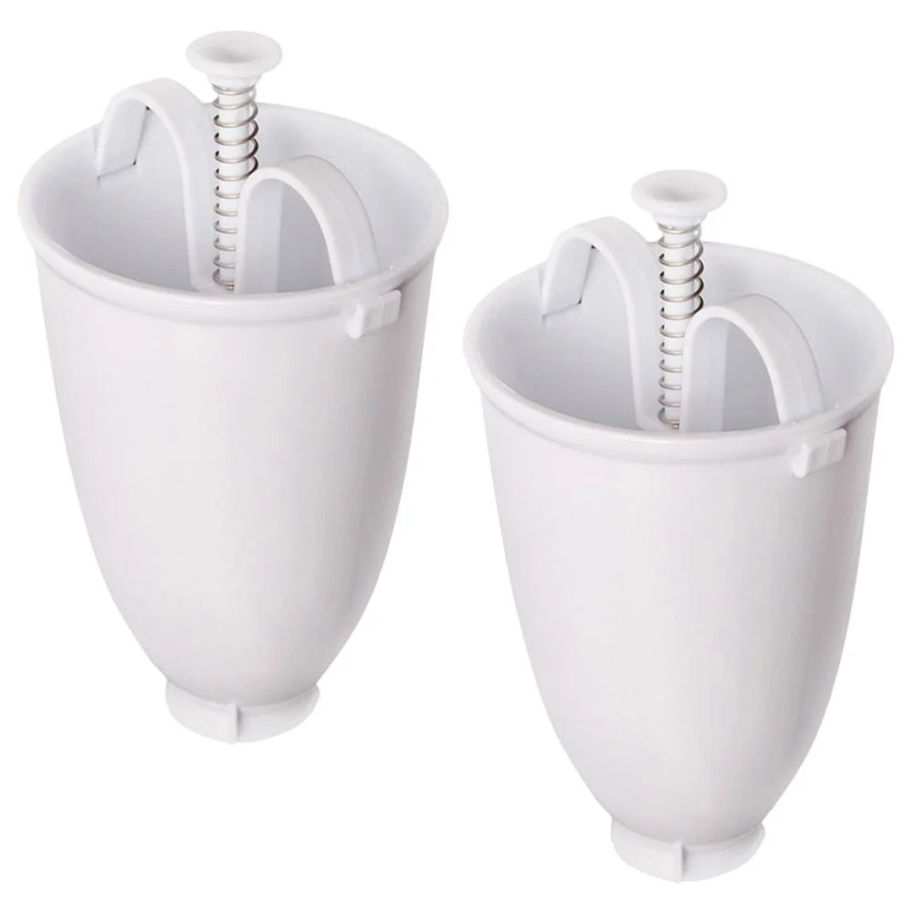 

2 Pcs Donut Maker Cake Kitchen Donuts Mould Desserts Mold Toast Doughnut White Machine