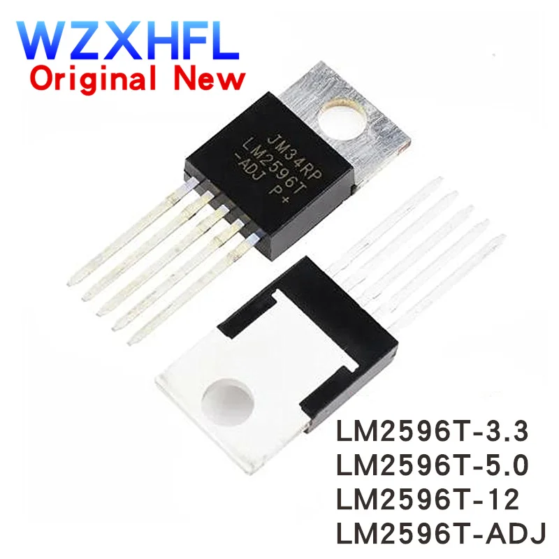 10 Pz Lm2596T-5.0 To220-5 Lm2596T To-220 Lm2596-5.0 Lm2596T-3.3 Lm2596-3.3 Lm2596T-12 Lm2596-12 Lm2596T-Adj Lm2596-Adj Lm2596T-5