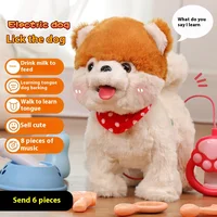 Children'S Gift Plush Toy Licking Dog Intelligent Repeating Machine Dog Simulation Can Walk Walk And Bark Electronic Dog Toy 2