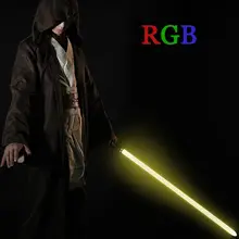 

YQ Lightsaber Metal Handle Rgb Lightsaber 11-color Duel Sword Cosplay Luminous Outdoor Weapons Props Christmas Toys Gifts