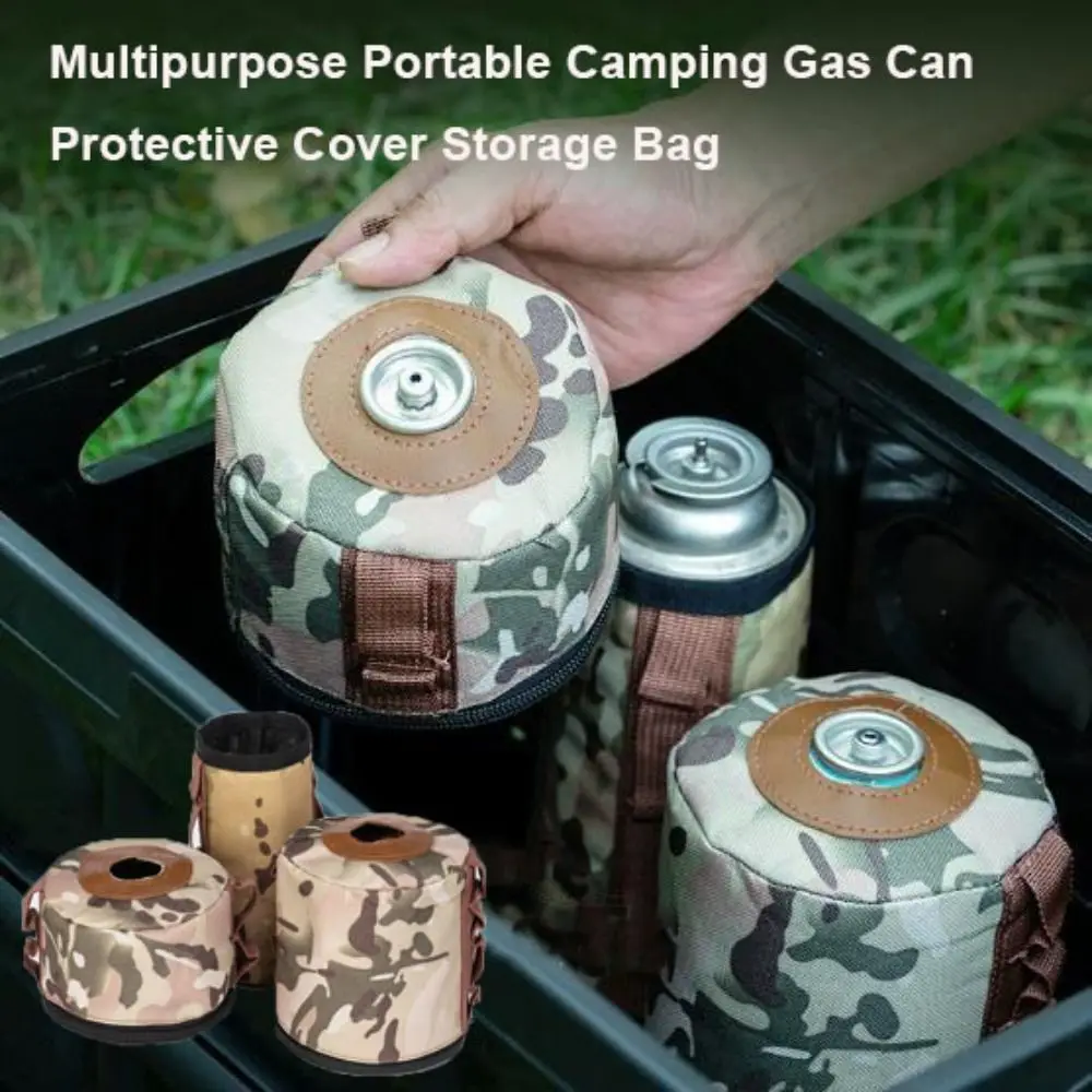 Multipurpose Camping Gas Can Protective Cover Portable 3 Sizes Gas Tank Canister Cylinder Case Air Bottle Wrap Sleeve