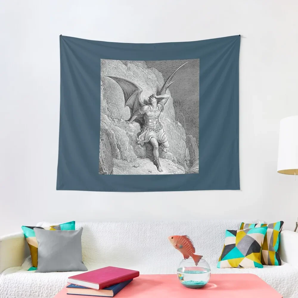 

Gustave DoreParadise Lost Satan Profile Tapestry Home Decor Accessories Decoration Home Tapestry