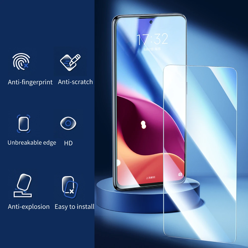 SmartDevil Tempered Glass for Xiaomi POCO F5 X5 F3 X3 Pro F4 X4 GT Screen Protector for Poco M3 M4 Pro HD Protective Glass Film - Image 2