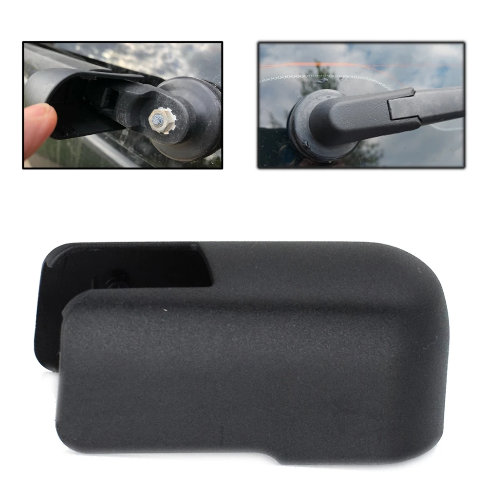 Tappo Copridado Per Braccio Tergicristallo Posteriore – Adatto Per Mazda CX-3 2015, D11B67395, In ABS Nero, Facile Da Installare
