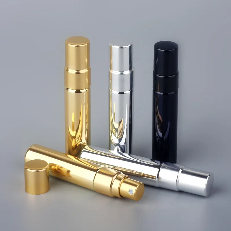 

5PCS/pack 3ml 5ml Mini Empty Perfume Bottles Atomizer Portable Refillable UV Glass Sprayer Pump Sample Bottle