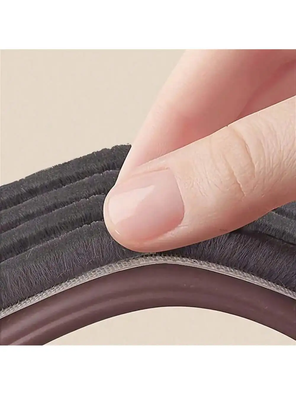 1 silent door sealing strip with brush windproof dustproof insect proof thickened PVC door seam windproof strip