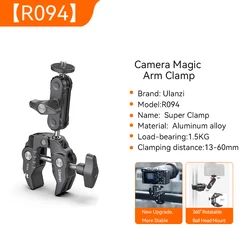Adjustable Magic Arm Clamp with Universal Screw Mount (R094)