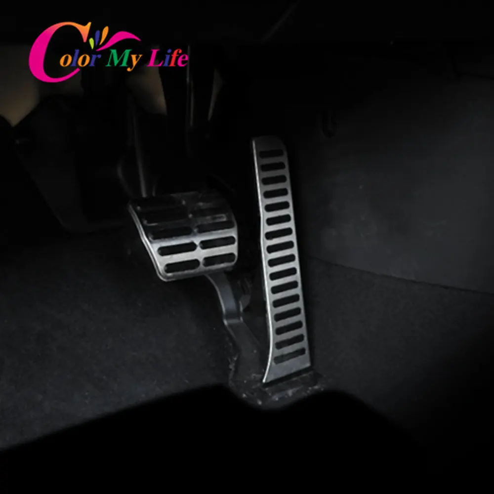 Car Pedal Cover Stainless Steel Gas Pedal Cover Car Pedals for VW Volkswagen Golf 6 TIGUAN Toureg Sagitar Jetta Mk6 Skoda Superb for Audi A3 8P