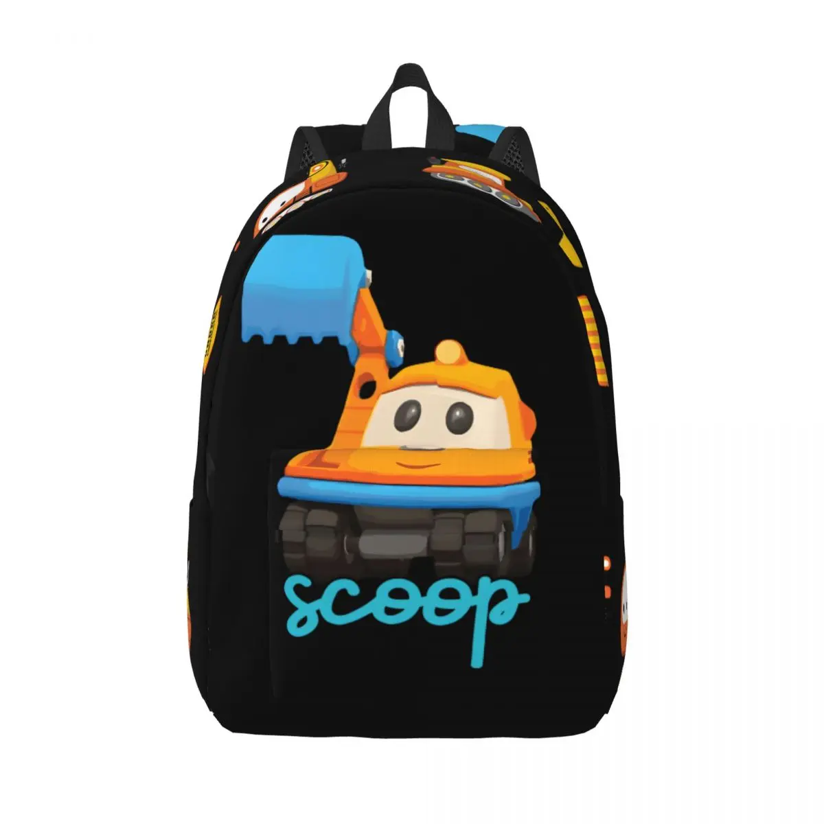 

Birthday Cute Cute Sturdy Shoulder College Bag T-Tayo The Little Bus Excavator Portable Male Lady Rucksack Weekend Picnic
